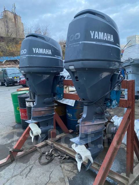 Мотор Yamaha f-100 нога Х - Лодочные моторы во Владивостоке