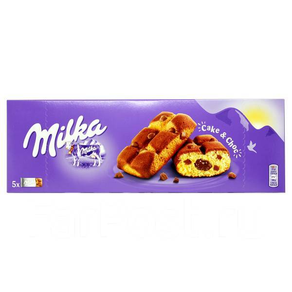 Печенье Милка Cake Choc 175 г 1 уп. х 16 шт, в наличии, бесплатная ...