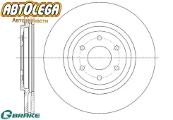 ���� ��������� �������� G-brake Nissan Navara D40M, Pathfinder R51M GR-21190 ����