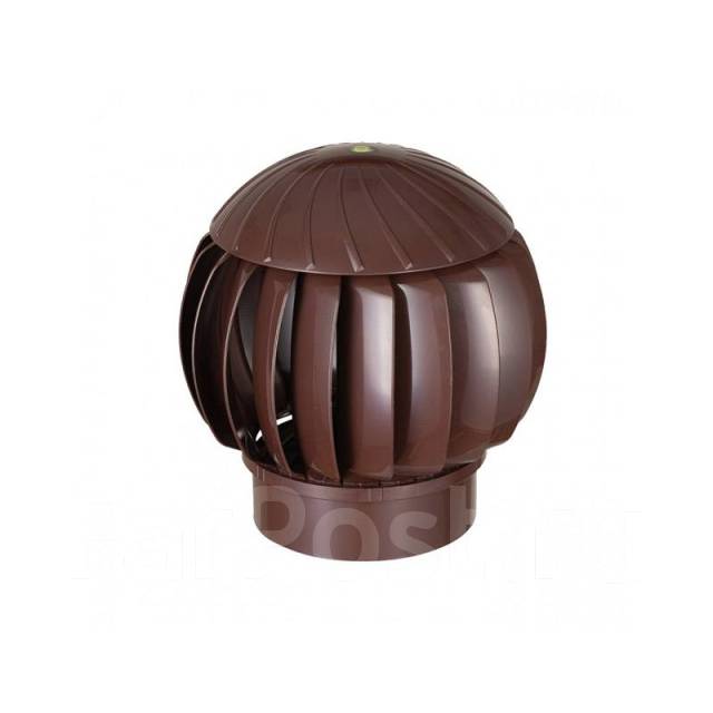 Дефлектор Ротационная вентиляционная турбина 160мм коричневый, новый, в ...