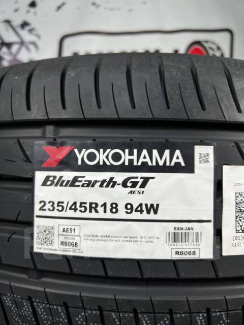 Yokohama BluEarth-GT AE-51, 235/45 R18 94W, 18", 1 шт, в наличии, 235 ...