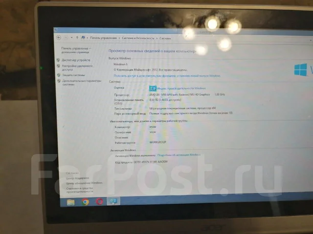 Acer Aspire V5-122P. 11.6", 1����, ���� 500���, WiFi: 1, Bluetooth: 1, ����������� �� 3��. ����