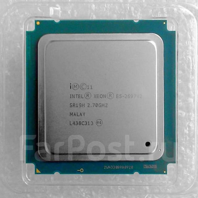 Intel Xeon E5-2697 V2 2.7-3.5GHz 12C/24T 30Mb 130W LGA2011 +, б/у, в ...