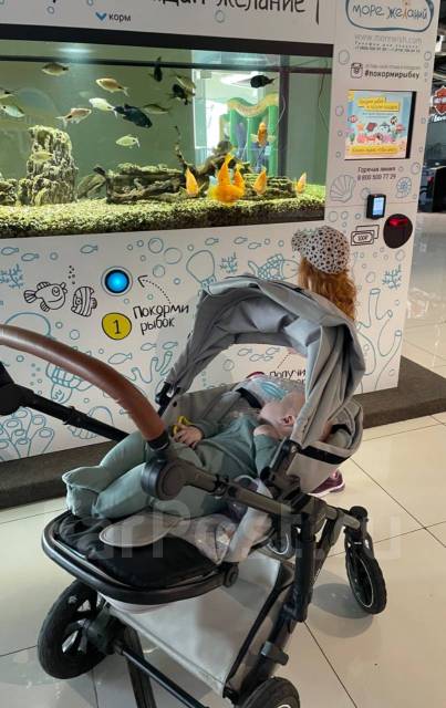 Коляска 2 в 1 Luxmom LM-808+автолюлька в подарок(встаёт на шасси ...