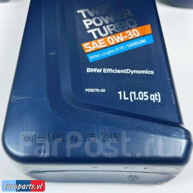 Оригинальное моторное масло BMW 0W30 LL-01. Бензин. 83215A2AF99 ...