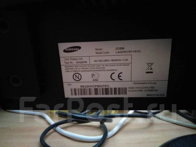 Samsung. 22", ���������� �� (LCD, LED, QLED) ����