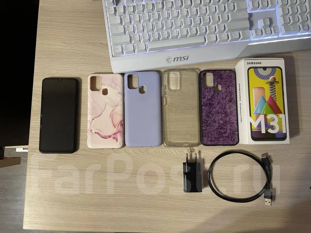Samsung Galaxy M31. �/�, 128 ��, ������, 4G LTE ����