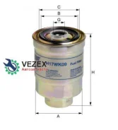 ������ ��������� Mitsubishi L200/Pajero 82- Hengst Filter H17WK09 H17WK09 ����