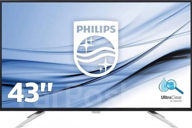 Philips. 43", ���������� �� (LCD, LED, QLED) ����