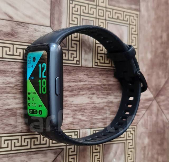 Huawei band 6, фитнес-браслет, IP67, Android, iOS, б/у, в наличии. Цена ...