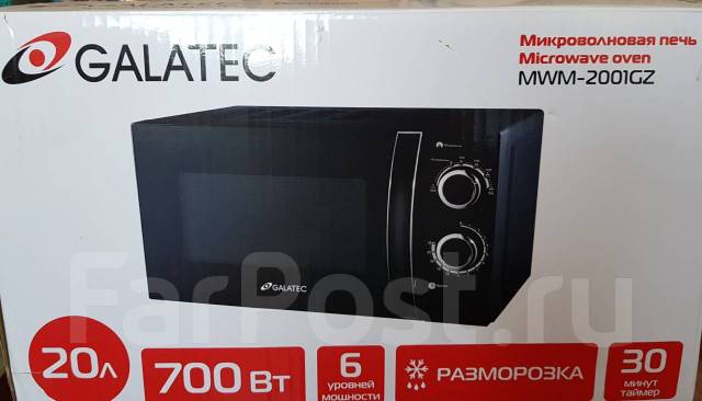 Микроволновая печь Galatec, новый, в наличии. Цена: 4 000₽ в Находке