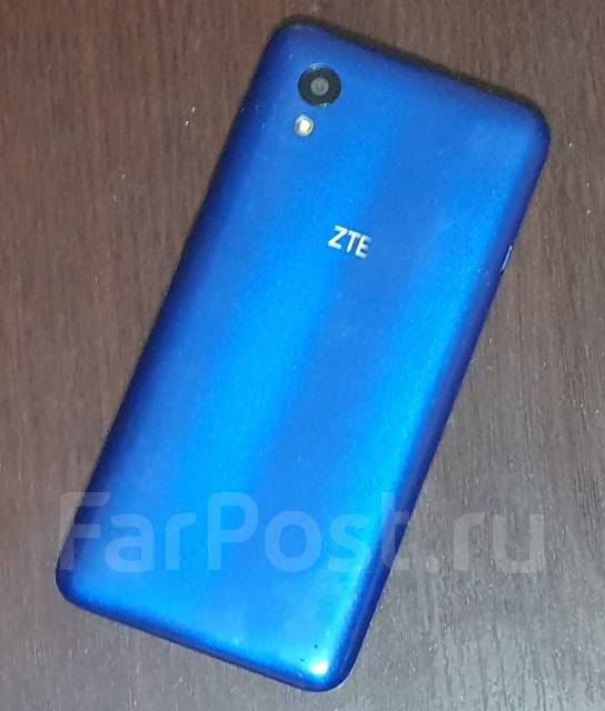 ZTE Blade A3 2019, 16 гб, моноблок, синий, 3G, 4G LTE, Dual-SIM, б/у, в ...