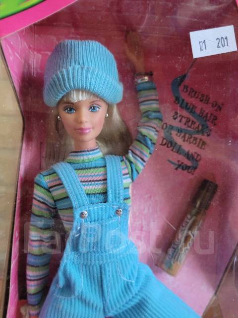 Cool blue cheap barbie doll