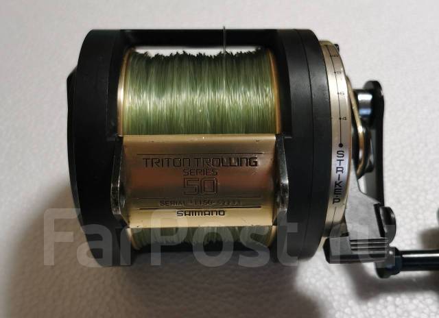 Катушка мультипликаторная Shimano Triton Trolling 50. (21), б/у, в ...