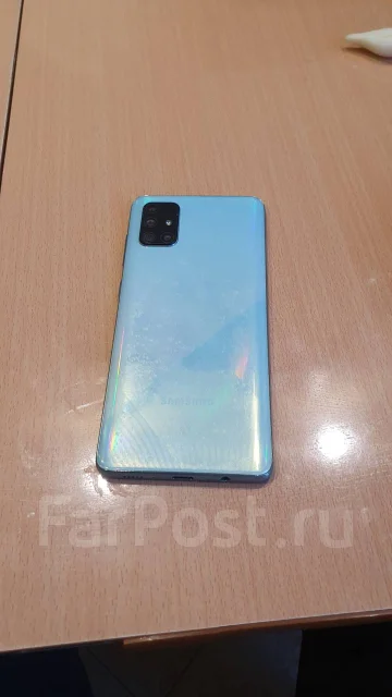 Samsung Galaxy A71. �/�, 128 ��, �����, 4G LTE, Dual-SIM, NFC ����