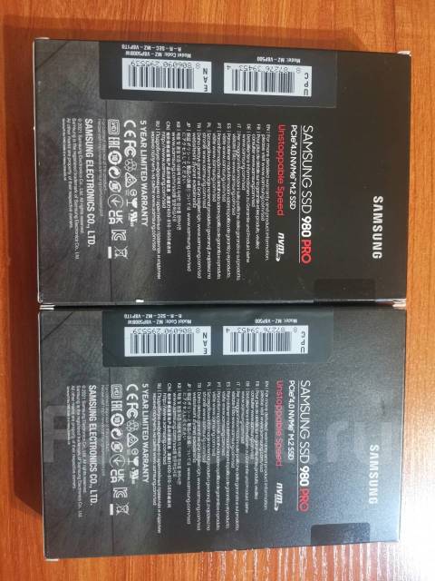 Твердотельный накопитель 500Gb SSD М2 Samsung 980 Pro (MZ-V8P500BW ...