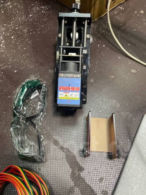 Гравировальный ЧПУ 1500х1000 лазер 80Вт шпиндель 200Вт 3 оси и поворот ...