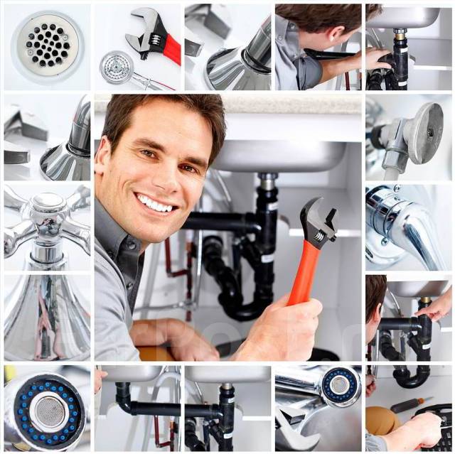 Установка счётчиков, унитазов, смесителей, раковин, душевых, радиаторо ...