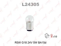 ����� R5W 24V BA15D HCV LYNXauto L24305 L24305 ����