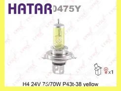 ����� H4 24V 7570W P43T-38 Yellow HCV Lynxauto L20475Y L20475Y ����