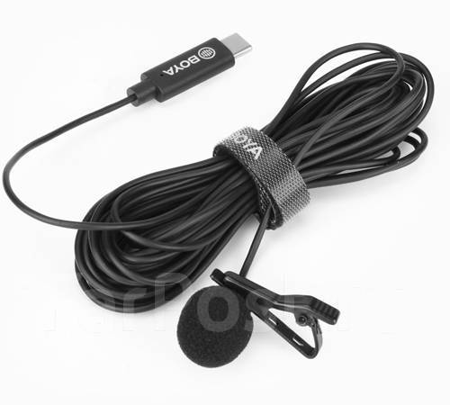 Петличный микрофон Boya BY-M3, всенаправленный, USB Type-C, новый, в ...