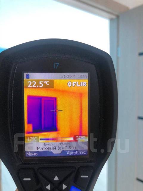 Тепловизионное обследование. Услуги тепловизора во Владивостоке