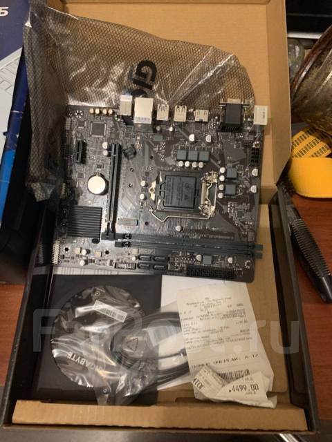 Gigabyte H410M H V3, б/у, в наличии. Цена: 2 700₽ во Владивостоке