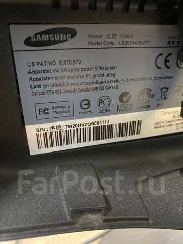 Samsung. 20", ���������� �� (LCD, LED, QLED) ����