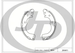 ������� ���������� Mazda MPV LWEW, LW5W 99~02 R=127mm / W=50.0 / T=4.0 JBS0071 ����