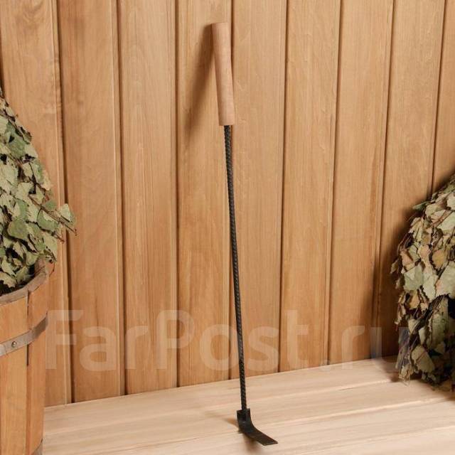 Кочерга металлическая (60см) с деревянной ручкой, новый, в наличии ...