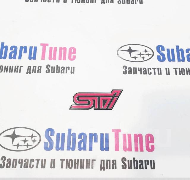 Шильдик STI + TS крышку багажника Subaru, Оригинал Япония купить во ...