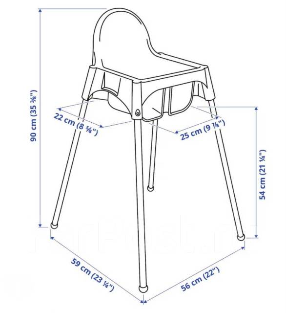Стул для кормления ИКЕА (IKEA antilop), новый, в наличии. Цена: 3 650 ...