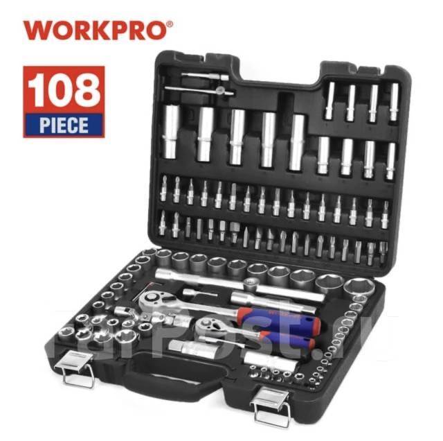 Набор инструментов WorkPro 108 предметов для ремонта авто, новый, в ...