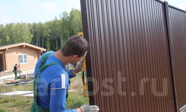 Монтаж забора. Заборы под ключ в Хабаровске