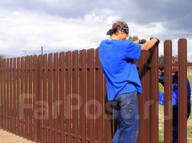 Монтаж забора. Заборы под ключ в Хабаровске