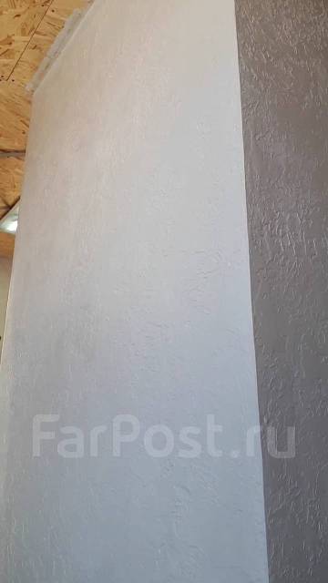 Поклейка обоев, выравнивание стен, штукатурка, шпатлёвка, покраска стен ...