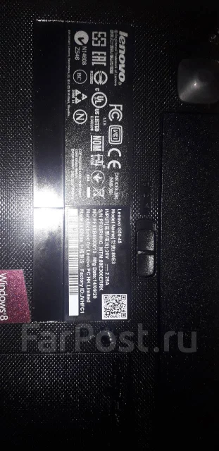 Lenovo IdeaPad G50-45. 15.6", 1,4����, ��� 2048 ��, ���� 250���, WiFi: 1, Bluetooth: 1, ����������� �� 2��. ����