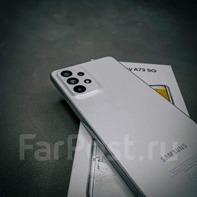 Samsung Galaxy A73 8ГБ+128ГБ Белый! Global! 5G! NFC! + BT Наушники ...