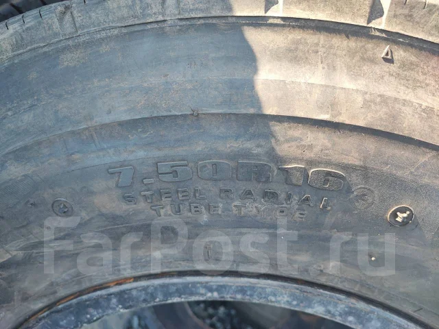 Dunlop Dectes SP521, 7.50R16. ������, 2018 ���, �/�, ����� 10 % ����