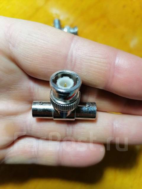 BNC тройник папа-мама, новый - Прочая электроника во Владивостоке