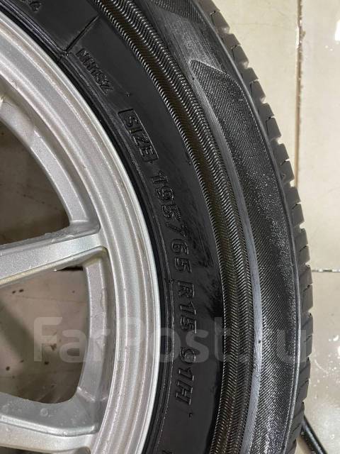 Продам диски TOM’S с резиной Bridgestone 195/65R15 - Колёса во Владивостоке