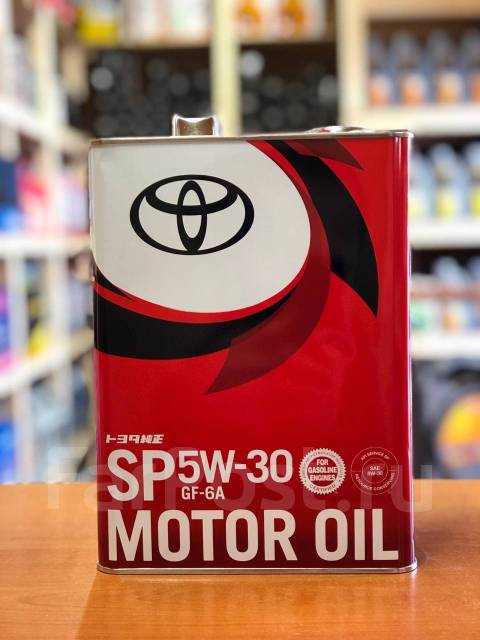 Масло моторное Toyota 5w30 SP 4л. Оригинал, синтетическое, 4,00 л. SP ...