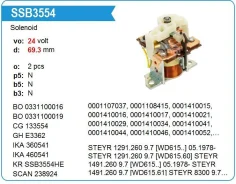 ����������� ���� �������� Scania 24V SSB3554WA SSB3554WA ����