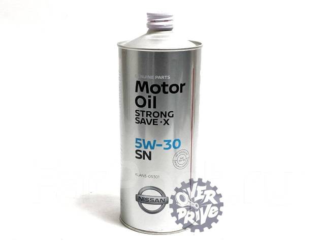 Масло моторное Nissan Strong SAVE X SN 5W-30 1л KLAN5-05301 KLAN50530 ...