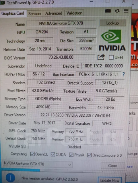 GeForce GTX 970 ����
