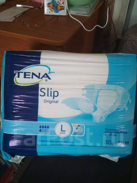 TENA памперсы для взрослых, б/у, в наличии. Цена: 850₽ во Владивостоке