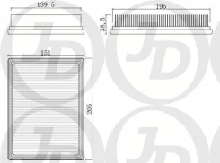 ������ ��������� Mazda Demio B3 / 5 1996-2002 jda462 ����