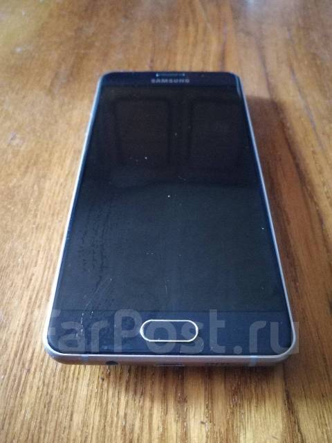 Телефон Samsung Galaxy A5 (2016), 16 гб, 5.20", моноблок, черный, 3G, 4G  LTE, Dual-SIM, Защищенный, б/у. Цена: 4 500₽ во Владивостоке