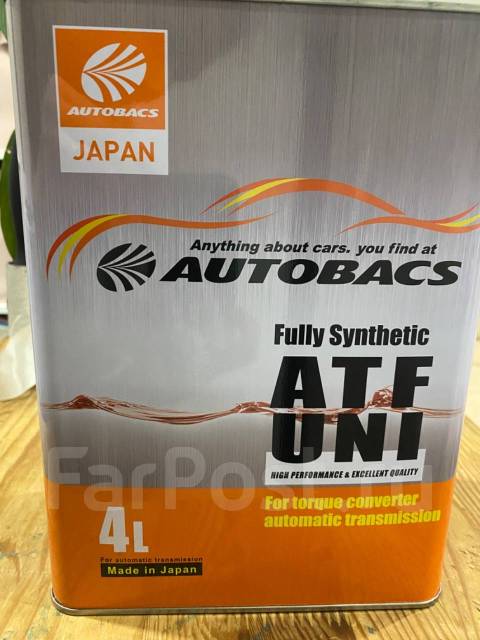 Масло Трансмиссионное для Акпп Autobacs Atf Uni 4l, синтетическое, 4,00 ...