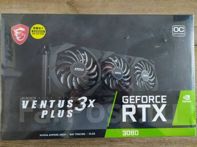 Видеокарта GeForce RTX 3080 Ventus 3X PLUS 10G, новый, в наличии. Цена ...